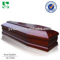 Best quality memorial mahogany colors of casket coffin